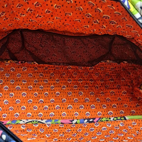 Vera Bradley RIO Print Large Duffle Sports Bag Two Handles Tropical Colors - Picture 6 of 7